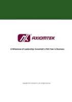  A Milestone of Leadership: Axiomtek’s 25th Year in Business